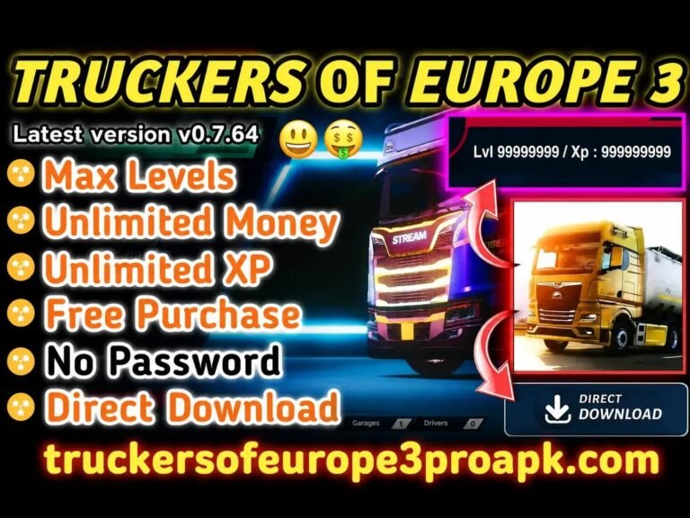 Truckers of Europe 3 MOD APK: Unlimited Money, Max Level Download