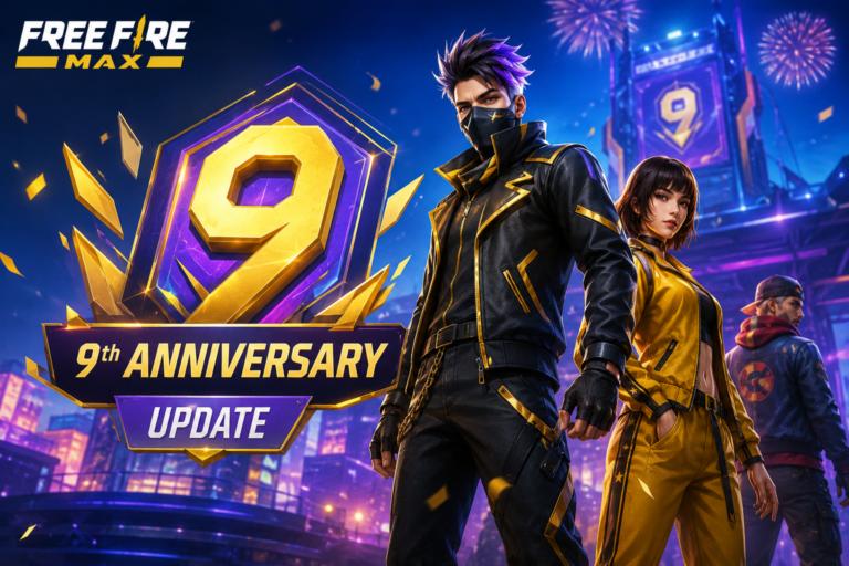 Free Fire MAX 9th Anniversary Update: What’s New in August 2026