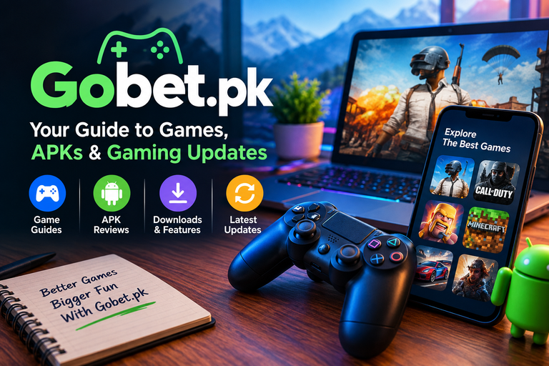 Gobet.pk: Your Guide to Games, APKs & Gaming Updates